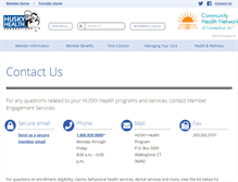 Tablet Screenshot of huskyhealthct.org